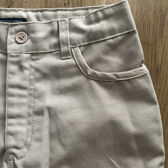 U.S. Polo Assn. Boys Khaki Shorts - Size 10 - Adjustable Waist- NWT - Picture 7 of 14